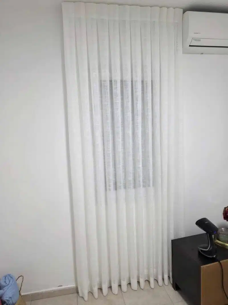 וילון בד פשתן סונורה